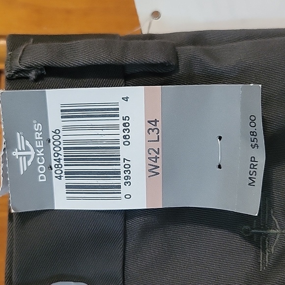 NWT Mens docker pants size 42/34 green - Picture 3 of 8